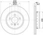 Диск тормозной (High Carbon) передний BMW 5 E60-63 04- HELLA 8DD 355 120-661 (фото 1)