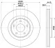 Диск гальмівний передній Nissan X-Trail Renault Koleos II 1.6-2.0D 04.14- HELLA 8DD 355 125-341 (фото 4)