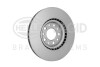 Диск гальмівний (передній) Fiat 500X/Jeep Compass/Renegade 14- (305x28) PRO HELLA 8DD355126731 (фото 3)
