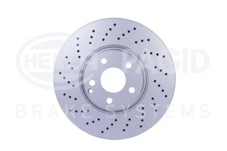 Тормозной диск перед. W211/W220 02-09 2.6-5.5 (PRO) HC PAGID HELLA 8DD355128-151