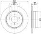 Диск гальмівний зад. BMW X5 (E70), X5 (F15, F85), X6 (E71, E72), X6 (F16, F86) 2.0D-3.0D 10.06-07.19 HELLA 8DD 355 128-761 (фото 4)
