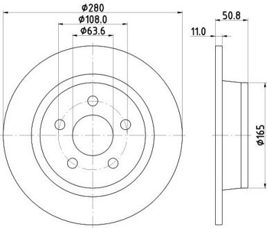 Tarcza ham. malow. tyі TRANSIT 18- HELLA 8DD355133741