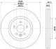 Tarcza ham. malow. HC przód JAGUAR  LAND ROVER 8DD355133841