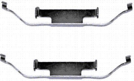 Ремкомплект гальмівних колодок 2 шт 34211157046 BMW HELLA 8DZ355201141 (фото 1)