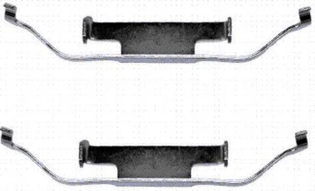 Ремкомплект гальмівних колодок 2 шт 34211157046 BMW HELLA 8DZ355201141