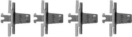 Гальмівні колодки (монтажний набір) HELLA 8DZ355202151