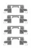 Ремкомплект гальмівних колодок 41080EB325 NISSAN / INFINITI 8DZ355204941
