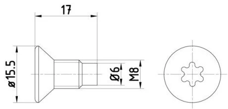 Болт HELLA 8DZ 355 209-041