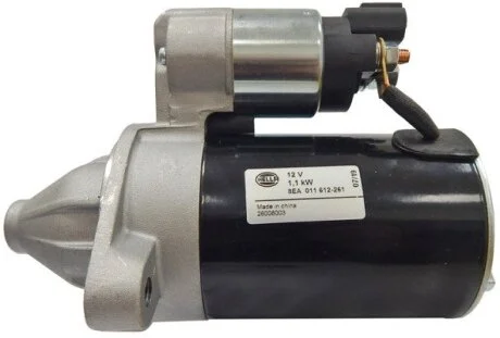Стартер (12В, 0,9кВт) HYUNDAI I10 I, I20 I, I20 II, KIA PICANTO II, RIO II, RIO III 1.0-1.4 03.05-08.20 HELLA 8EA011612261