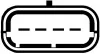 Расходомер воздуха (4 конт.) FIAT SCUDO/FORD FOCUS II 2.0D/2.2D 02- HELLA 8ET009142-431 (фото 2)