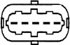 Витратомір повітря FORD Focus II 04-11; MONDEO IV 07-15; Kuga 08-13; S-MAX 06-15; VOLVO V70 07-16 HELLA 8ET009149-071 (фото 2)
