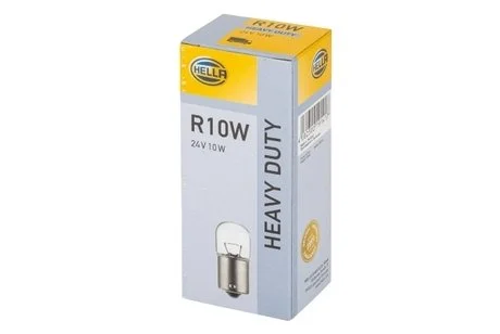 Лампа розжарювання, R10W 24V 11W BA 15s HELLA 8GA 002 071-251
