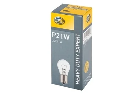 P21W 24V 21W Автолампа HD (Увеличенный ресурс !) HELLA 8GA 002 073-251