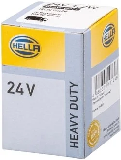 24V 1.2 W EBS R4 автолампа освещения щитка приборов HELLA 8GA 007 997-191 (фото 1)