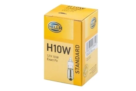 Автолампа BA9S 12V 10W BA9S T10W HELLA 8GH 002 473-191