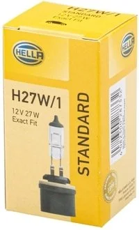Автолампа H27W/2 12,8V 27W PGJ13 H27W/1 HELLA 8GH008991-021