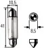 Лампа розжарювання, 12V 10W SV 8,58 HELLA 8GM002091-131 (фото 3)