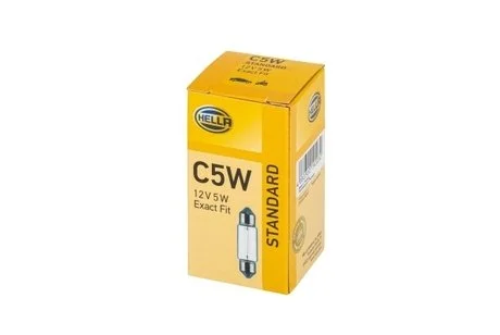 Автолампа SV8,5 12V 5W 11X41 HELLA 8GM002092-121