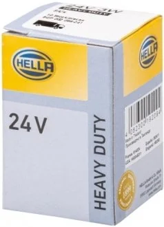 J, 24 V, BA 7 s Автолампа HELLA 8GP 002 066-241