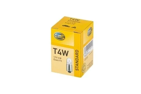 Автолампа BA9S 12V 4W BA9S T4W HELLA 8GP002067-121