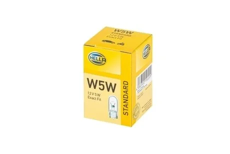 Автолампа T10 12V 5W W5W HELLA 8GP003594-121