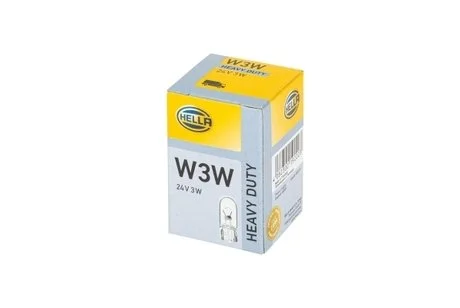 W3W 24V 3W Автолампа безцокольная HELLA 8GP 003 594-241