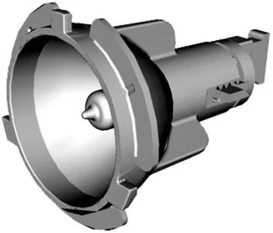 Корпус фары HELLA 9DR 166 634-001