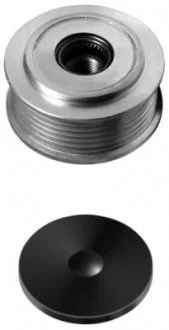 Фото 1 - шків генератора VOLVO S60 I, S70, S80 I, S80 II, V70 II, XC70 I, VW LT 28-35 II, LT 28-46 II, TRANSPORTER T4 2.4-2.8D 09.95-03.11 HELLA 9XU358038241 Шків генератора VOLVO S60 I, S70, S80 I, S80 II, V70 II, XC70 I, VW LT 28-35 II, LT 28-46 II, TRANSPORTER T4 2.4-2.8D 09.95-03.11 HELLA 9XU358038241 (фото 1)