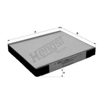 Фільтр повітря салону HENGST FILTER E3985LI