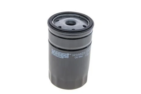 Фильтр масляный Ford Fiesta/Focus/Mondeo 1.25-2.0 90- Volvo C30/S40/V50 1.6 01/05-/Mazda 2 1.25 03- HENGST FILTER H14W23