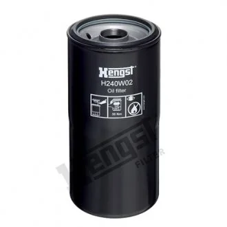 Фильтр масляный HENGST FILTER H240W02 (фото 1)