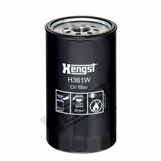 Фільтр масляний HENGST FILTER H361W (фото 1)