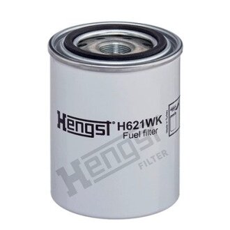 Паливний фільтр, AMMANN AV85-2, AV95-2, DYNAPAC CA1500D, CA150D, CA150PD, CA152D, CA152PD, CA182D, CC224CHF, CC234CHF, CC234HF, CC324CHF, CC324HF, CC334CHF, CC334HF, CP142, CP224, CP224W, CS1400 HENGST FILTER H621WKD736 (фото 1)