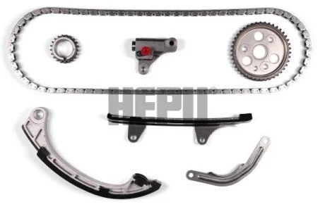 Комплект ГРМ (ланцюг + шестерня) TOYOTA PLATZ, YARIS 1.0 04.99-09.05 HEPU 210030 (фото 1)