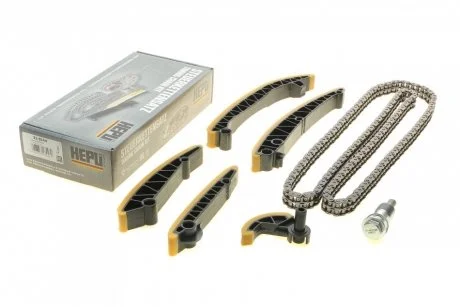 Фото 1 - комплект ГРМ, ланцюг+елементи HEPU 21-0144 Комплект ГРМ, ланцюг+елементи HEPU 21-0144 (фото 1)