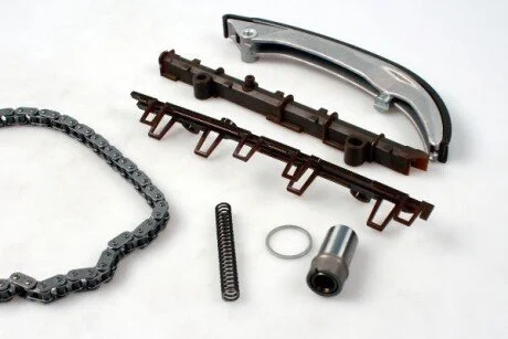 Комплект ГРМ (ланцюг + елементи) MERCEDES 124 (C124), 124 T-MODEL (S124), 124 (W124), 190 (W201), E T-MODEL (S124), E (W124), G (W463), S (W126), SL (R107), SL (R129) 2.5-3.0 01.85-09.97 HEPU 21-0283 (фото 1)