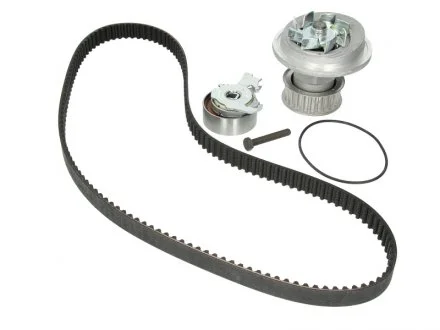 Комплект ГРМ, пас+ролик+помпа HEPU PK03140