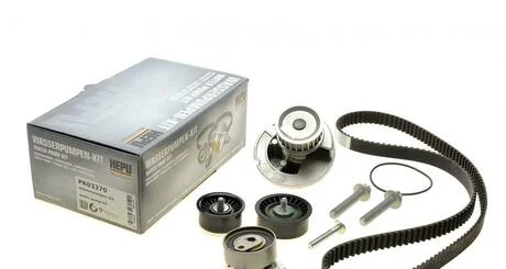 Комплект ГРМ, пас+ролик+помпа HEPU PK03270