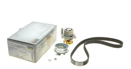 Комплект ГРМ, пас+ролик+помпа HEPU PK05470