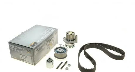 Комплект ГРМ, пас+ролик+помпа HEPU PK05500