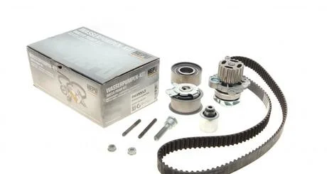 Комплект ГРМ, пас+ролик+помпа HEPU PK05512