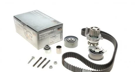 Комплект ГРМ, пас+ролик+помпа HEPU PK05691