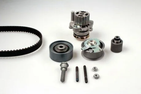 Комплект ГРМ (ремінь + ролик + водяний насос) AUDI A4 B7, SEAT LEON, SKODA OCTAVIA II, SUPERB II, VW GOLF V, JETTA III, PASSAT B6 2.0D 02.04-05.15 HEPU PK05697