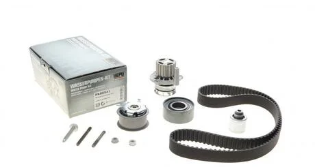 Комплект ГРМ, пас+ролик+помпа HEPU PK06541