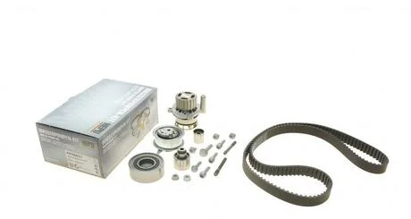 Комплект ГРМ, пас+ролик+помпа HEPU PK06621