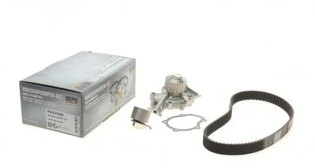 Комплект ГРМ, пас+ролик+помпа HEPU PK07990