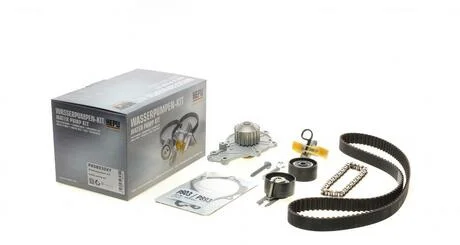 Комплект ГРМ, пас+ролик+помпа HEPU PK08030XT