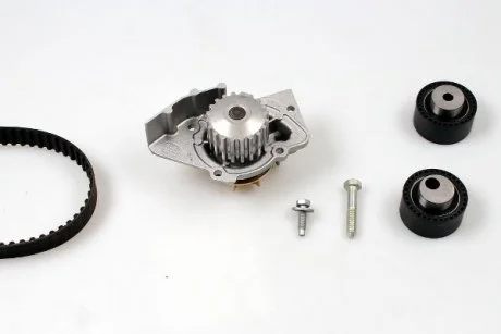 Комплект ГРМ, пас+ролик+помпа HEPU PK08414