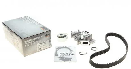 Комплект ГРМ, пас+ролик+помпа HEPU PK09540S