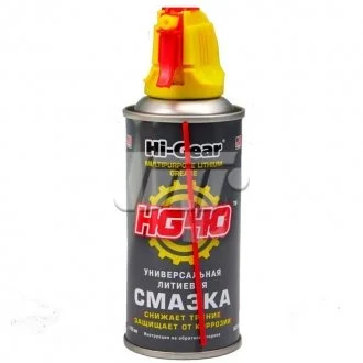 Універсальна літієва змазка, аерозоль, 142г / 185 мл HI-GEAR HG5504